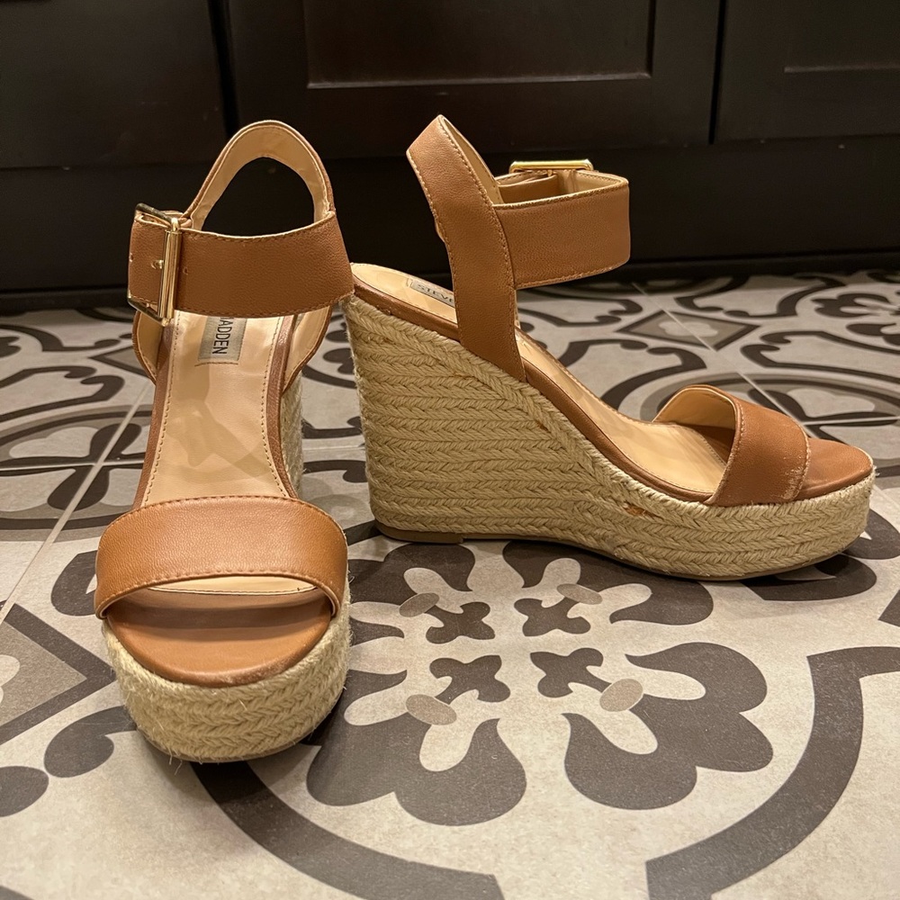 Steve Madden espadrille wedge heels